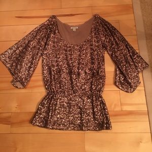 Boston Proper Cold Shoulder Top.